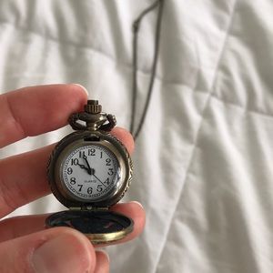 Clock necklace